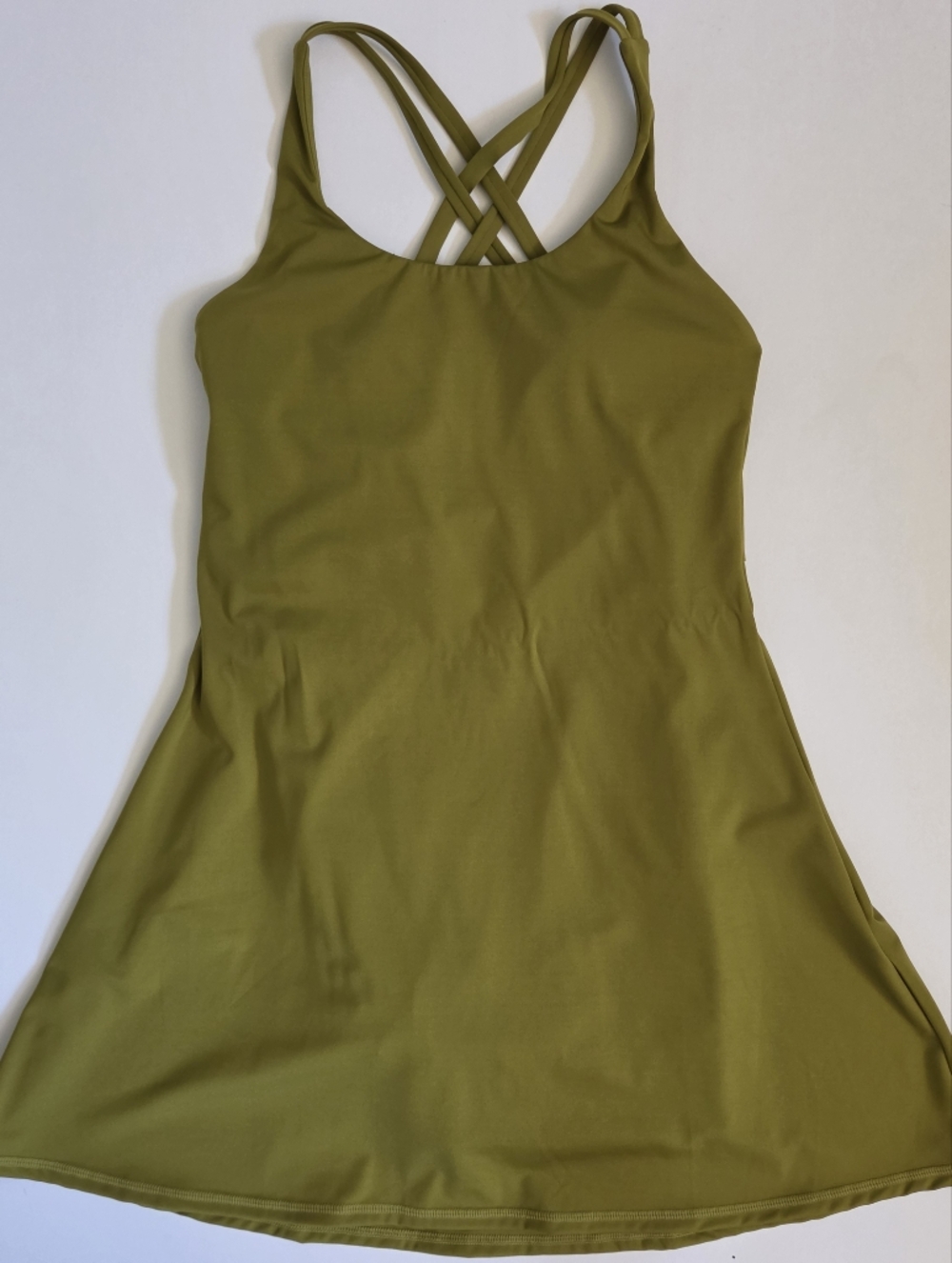 NWOT Buffbunny Olivia Olive Dazed athletic gymwear Dress sz Small